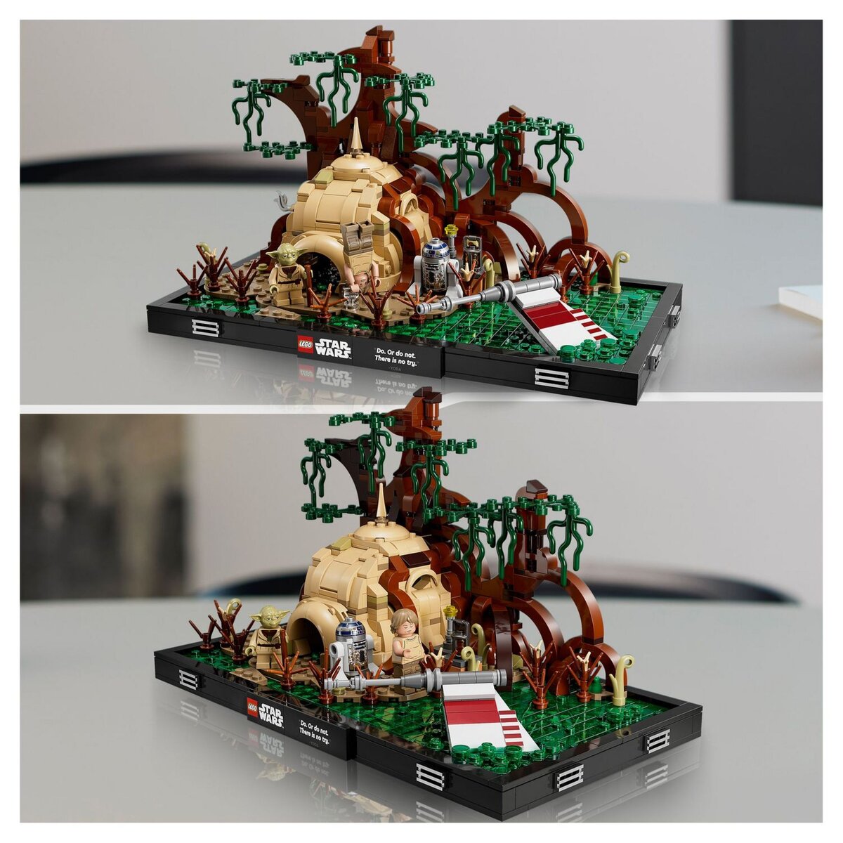 LEGO Star Wars 75330 Diorama de l'Entraînement Jedi sur Dagobah