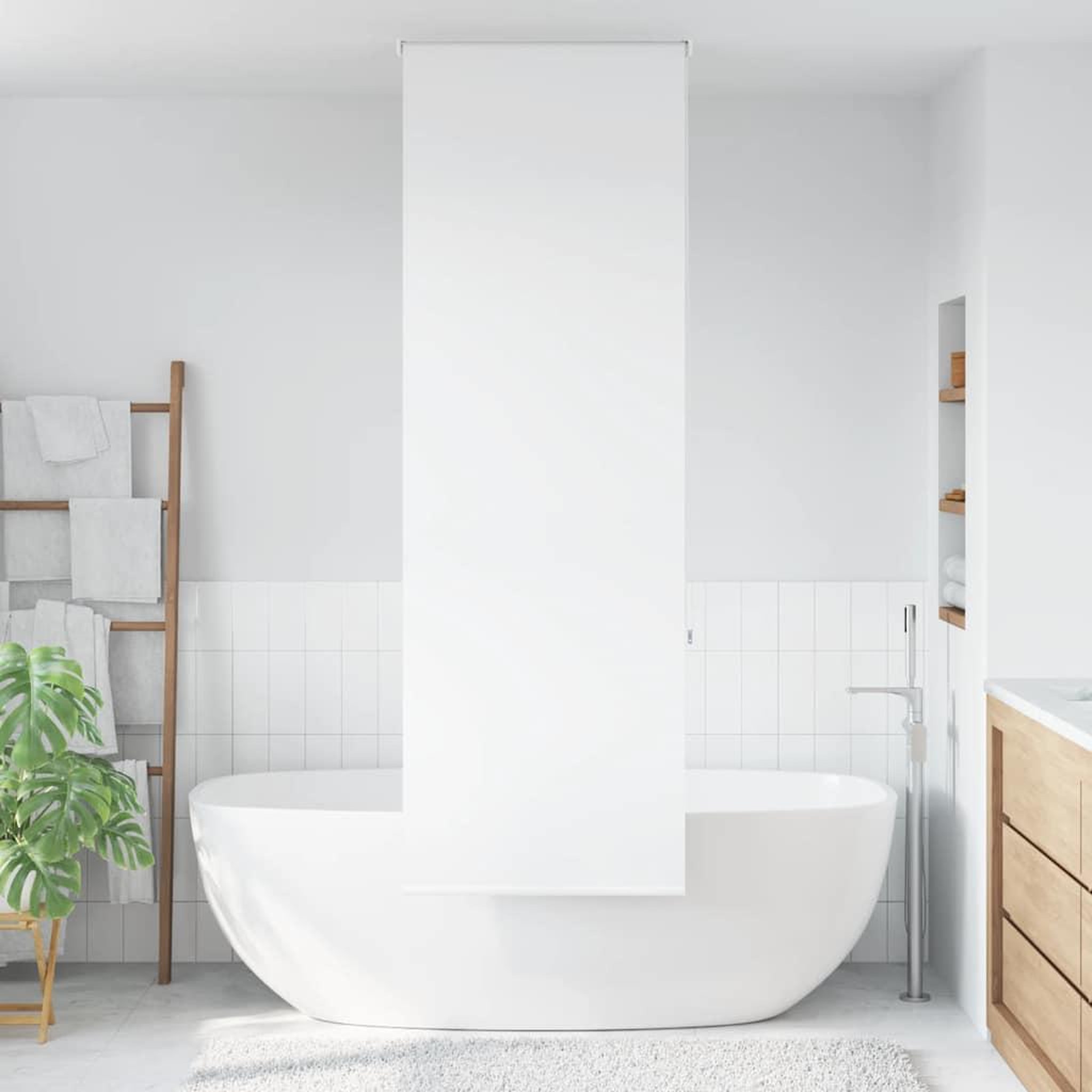 VIDAXL Store enrouleur de douche 60x240 cm largeur du tissu 56 cm