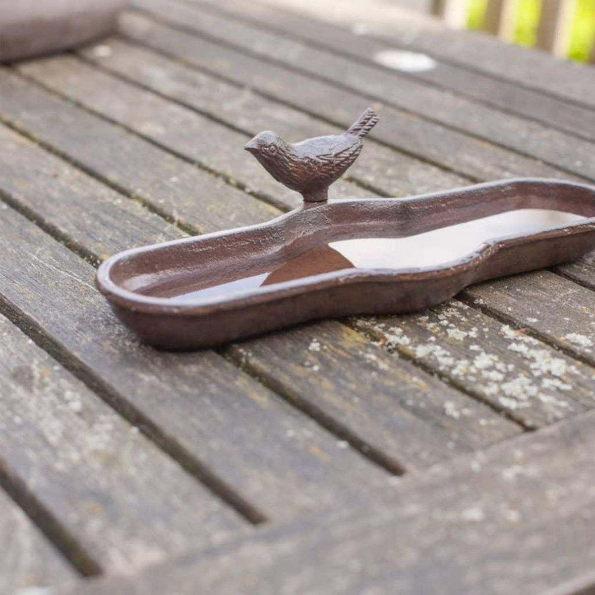 ESSCHERT DESIGN Esschert Design Baignoire pour oiseaux Fonte Marron BR25