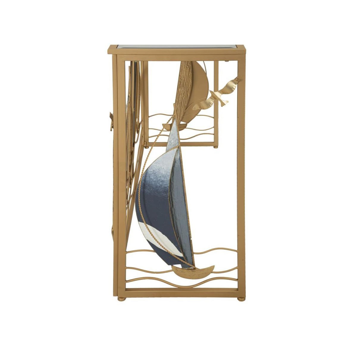 Paris Prix Console Design en Métal  Voiles  108cm Multicolore