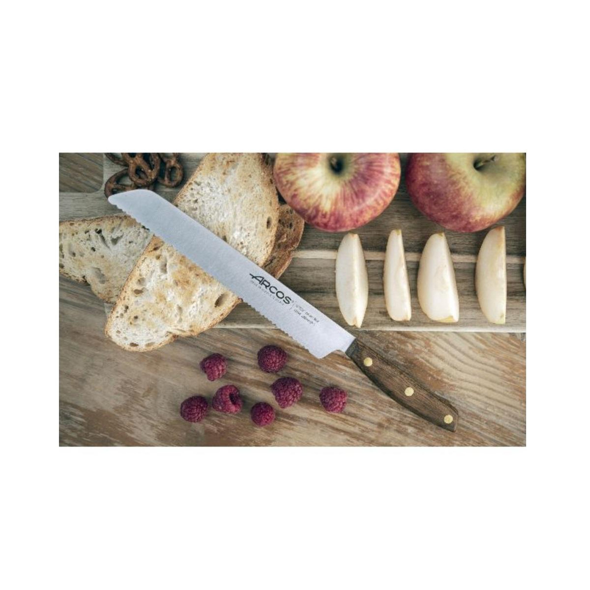 Voir la diapositive 4 : Arcos Couteau à pain inox 20cm - 166400