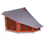 Voir la diapositive 5 : VIDAXL Tente familiale Tipi en gris et orange pour 10 personnes Imperméable