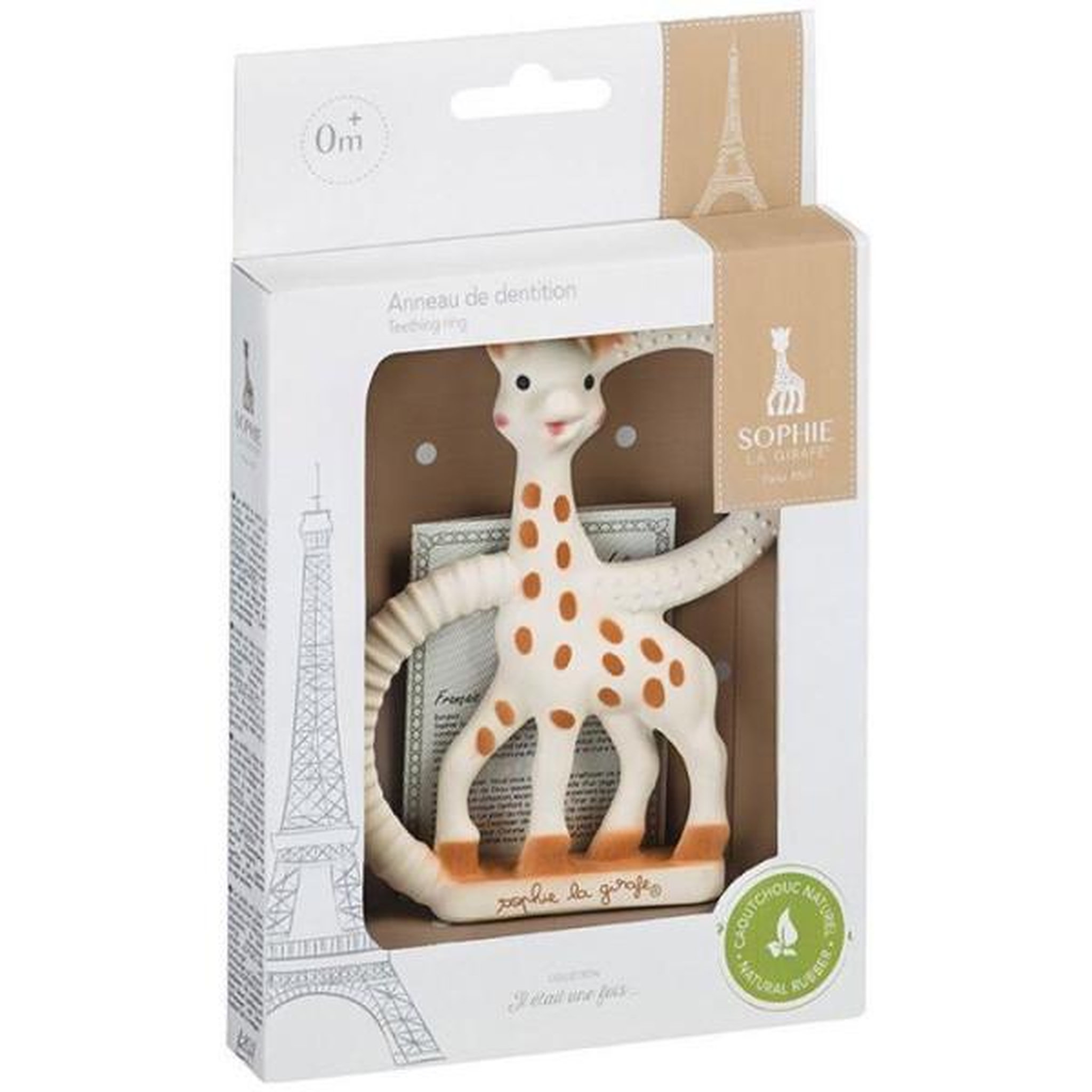SOPHIE LA GIRAFE Anneau de dentition - SOPHIE LA GIRAFE - Tres Souple - Caoutchouc naturel