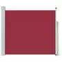 VIDAXL Auvent lateral retractable de patio 100x300 cm Rouge