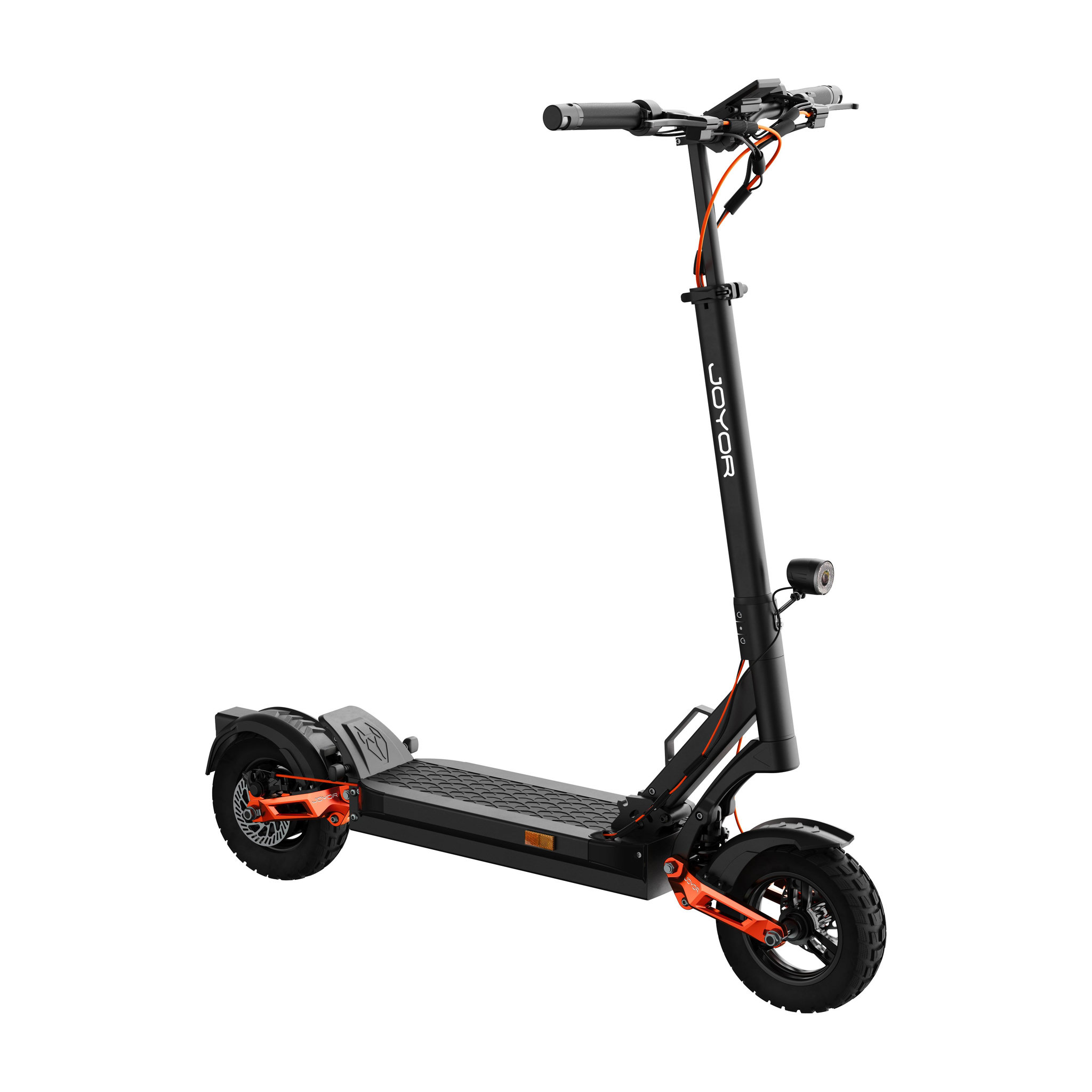 Voir la diapositive 2 : JOYOR Trottinette électrique JOYOR T6E Pro, double moteur arrière, batterie 26 Ah, noire