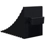 Voir la diapositive 5 : VIDAXL Cales de roue 2 pcs 29x16x19 cm Caoutchouc