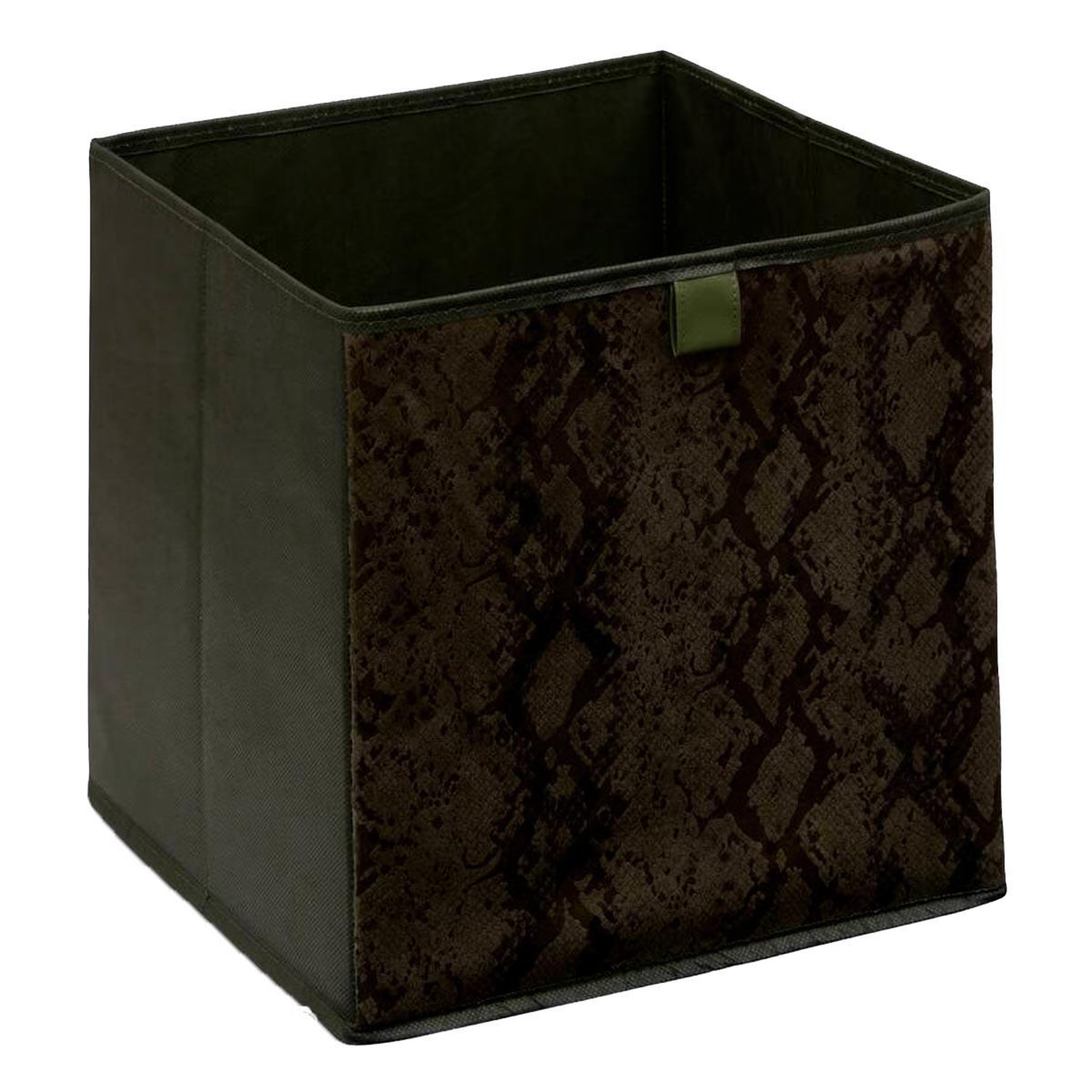 FIVE Boîte de rangement imprimé  mix n'modul  31x31cm vert
