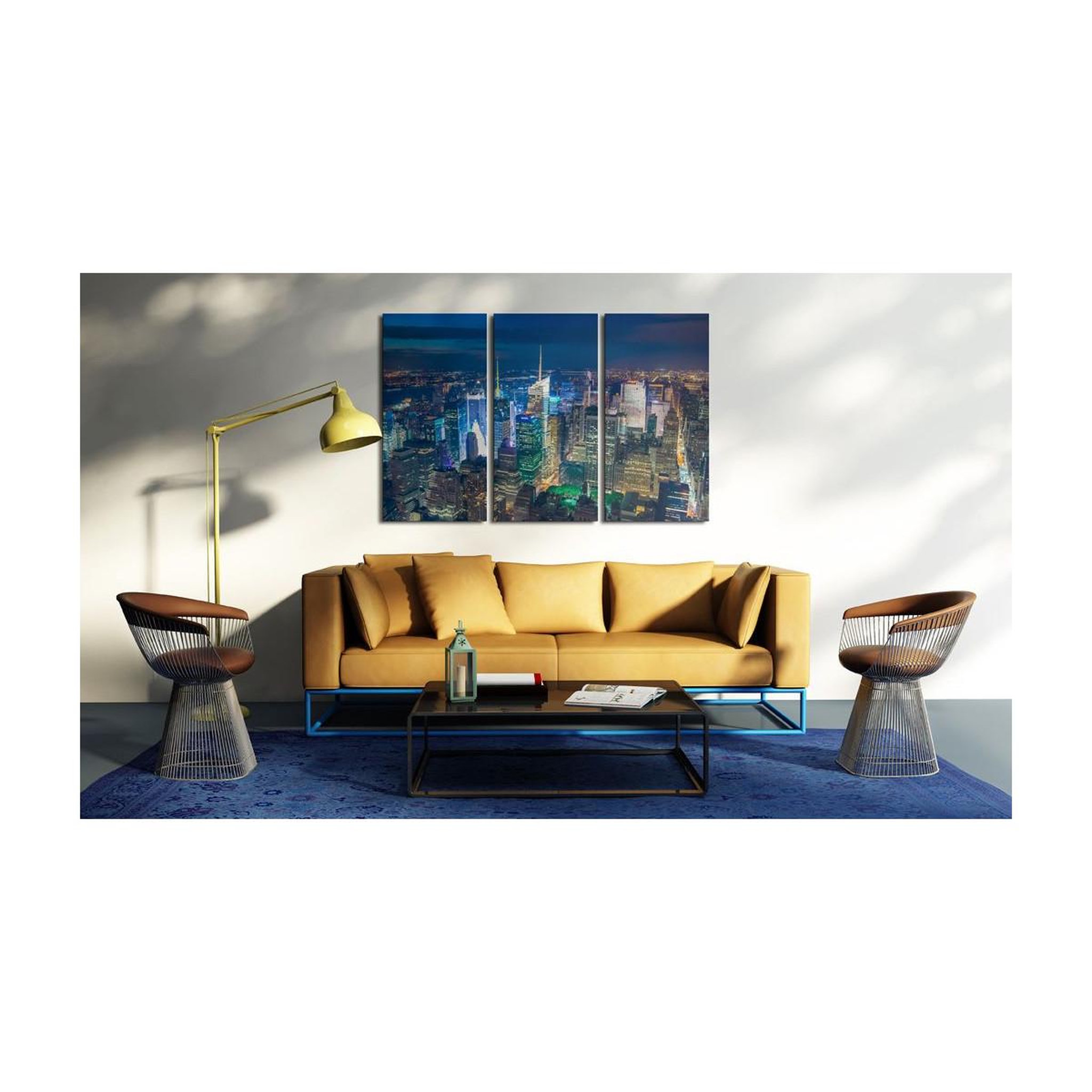 Voir la diapositive 2 : Paris Prix Tableau  vue aérienne de la ville de new york