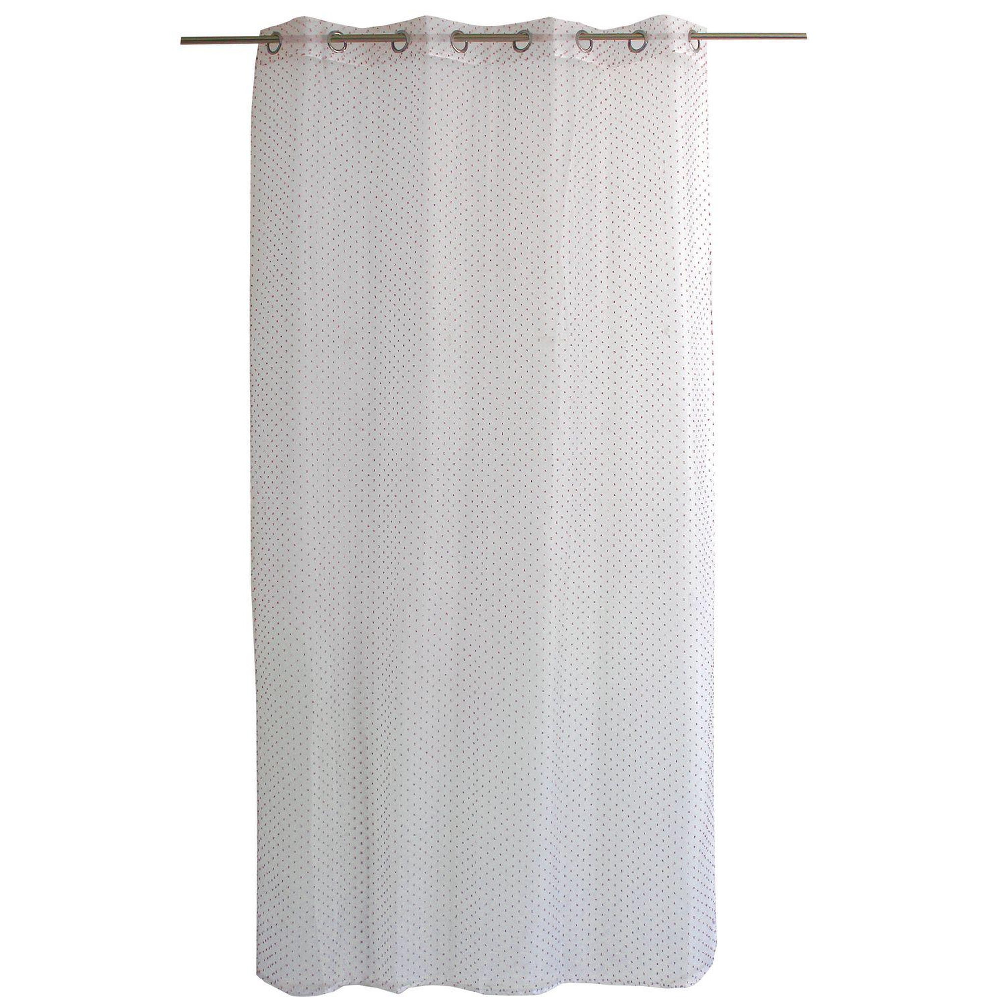 Voir la diapositive 1 : TOILINUX Voilage plumetis en organza lolita