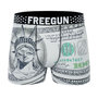 Voir la diapositive 5 : FREEGUN Lot de 5 boxers homme American Vibes