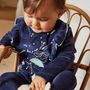 Voir la diapositive 5 : Petit Béguin Pyjama bébé en velours Misscerise