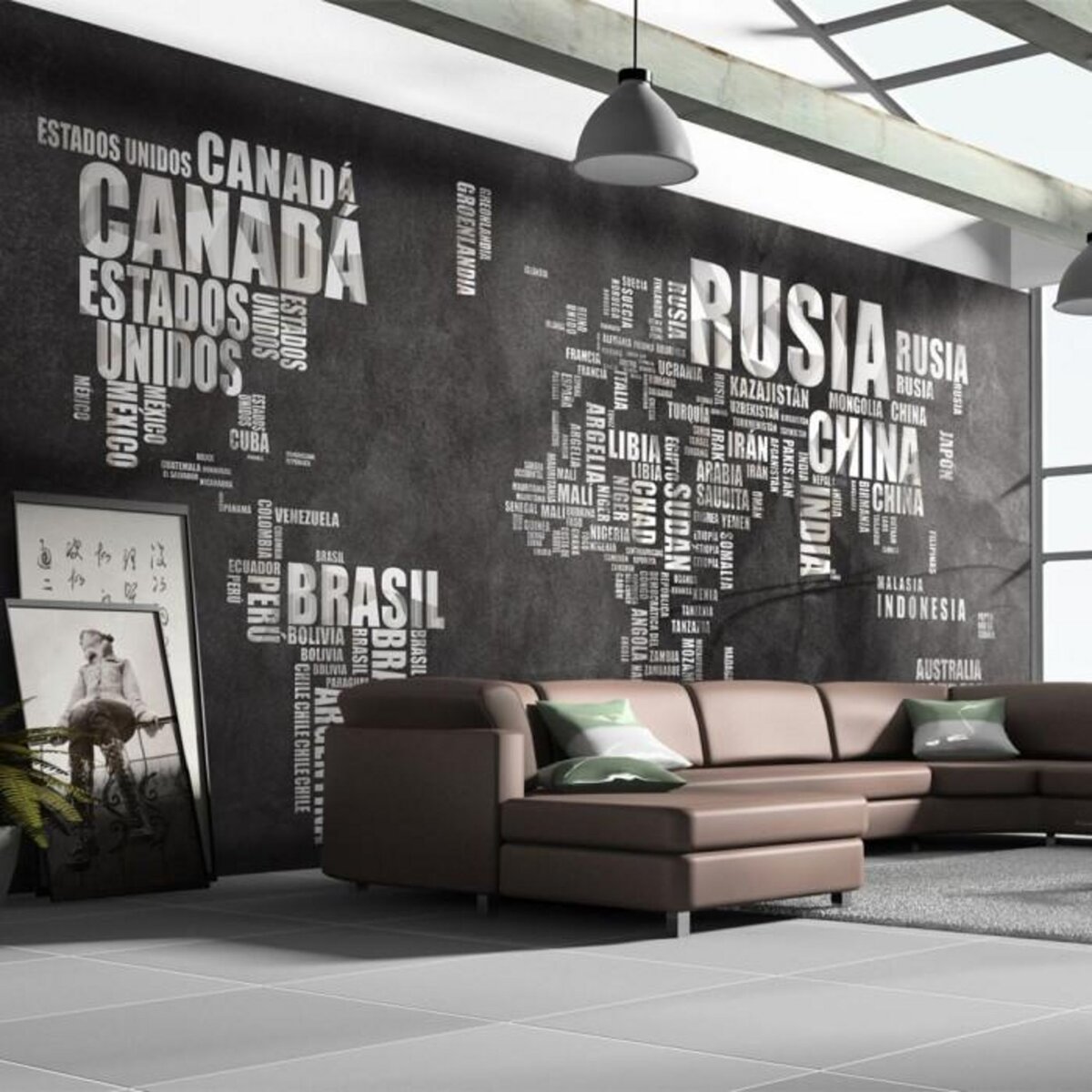 Paris Prix Papier Peint XXL  Géographie Espagnole  270x550cm