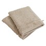 Voir la diapositive 1 : ACTUEL Lot de 2 gants de toilette unis en coton égyptien 650 gr/m²