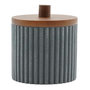 Voir la diapositive 1 : Paris Prix Pot à Cotons Design  Niagara  10cm Anthracite