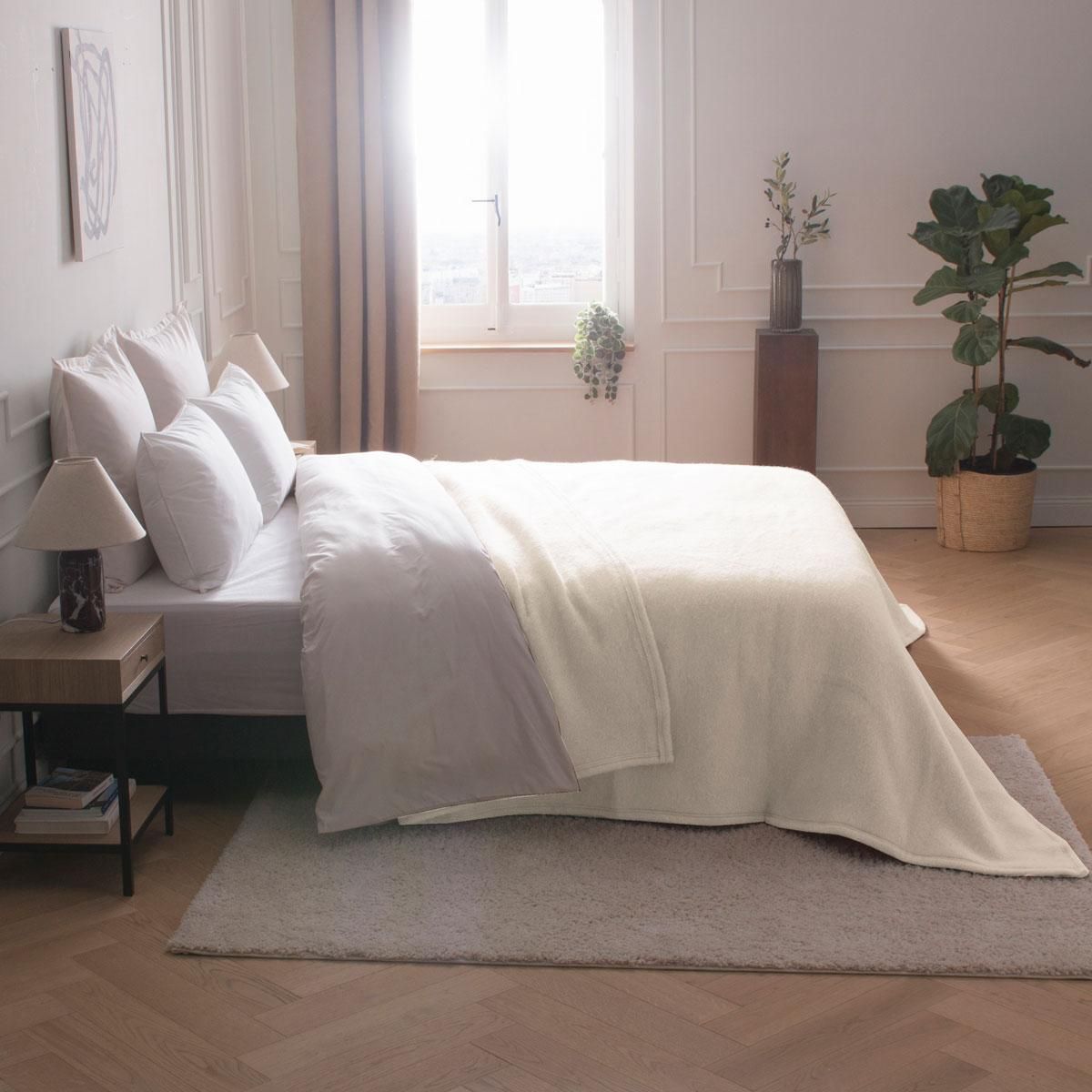 DODO Couverture Morzine Blanchi