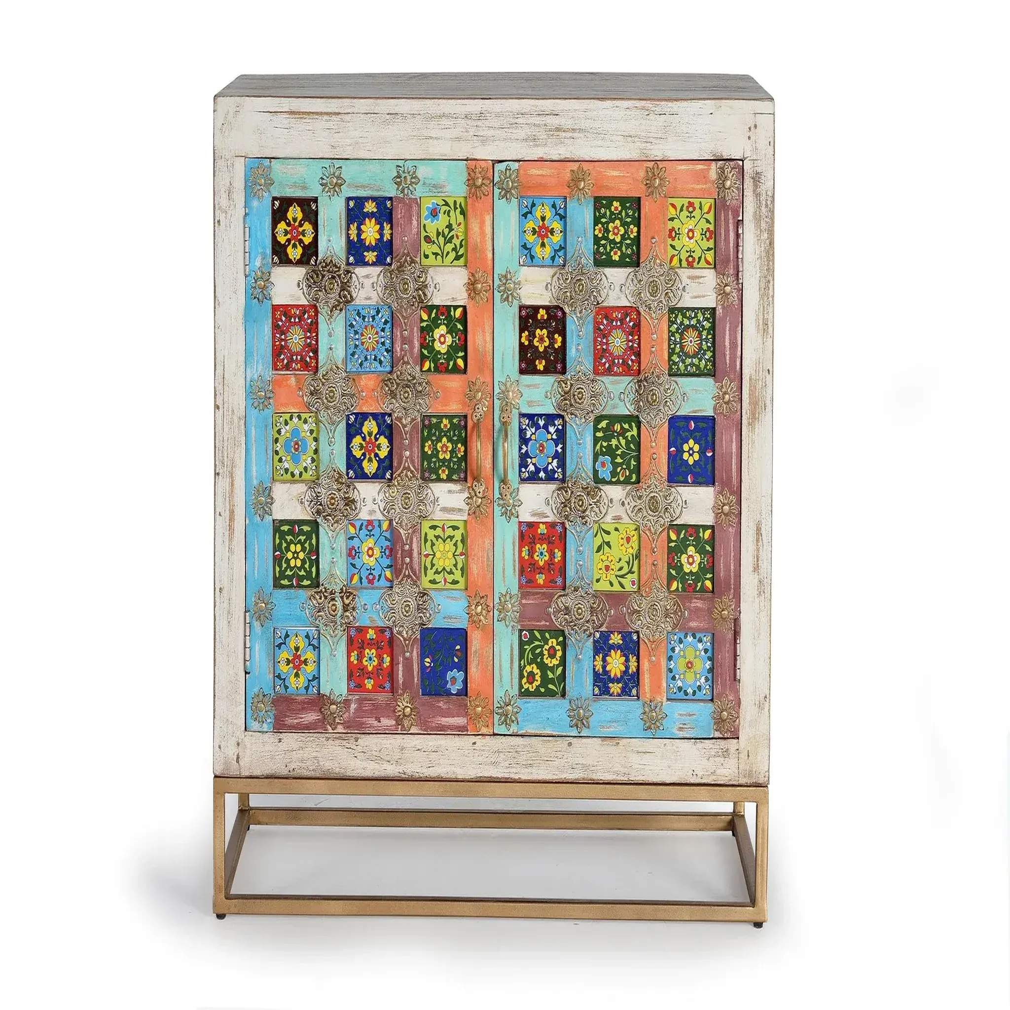 GINER Y COLOMER SL Buffet en bois de manguier 90cm style oriental