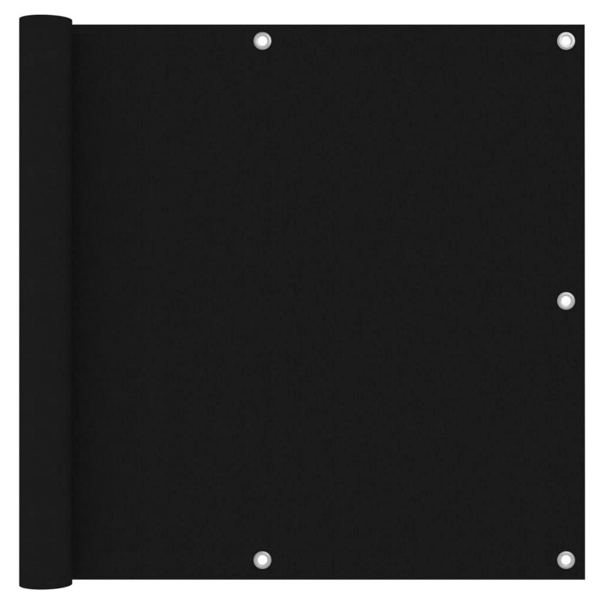 VIDAXL Ecran de balcon Noir 90x300 cm Tissu Oxford