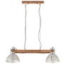 Voir la diapositive 3 : VIDAXL Lampe suspendue industrielle 25 W Argente 109 cm E27