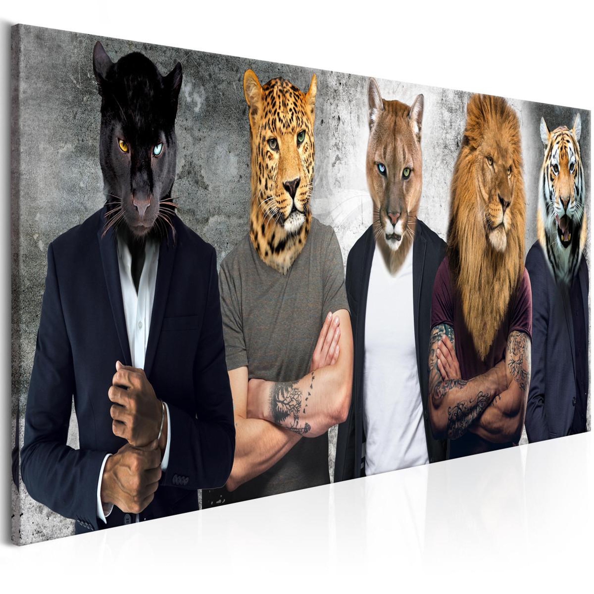 Paris Prix Tableau imprimé  different faces narrow. Coloris disponibles : Multicolore