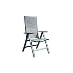 CONCEPT USINE Lot de 2 fauteuils aluminium et toile PVC BERENA