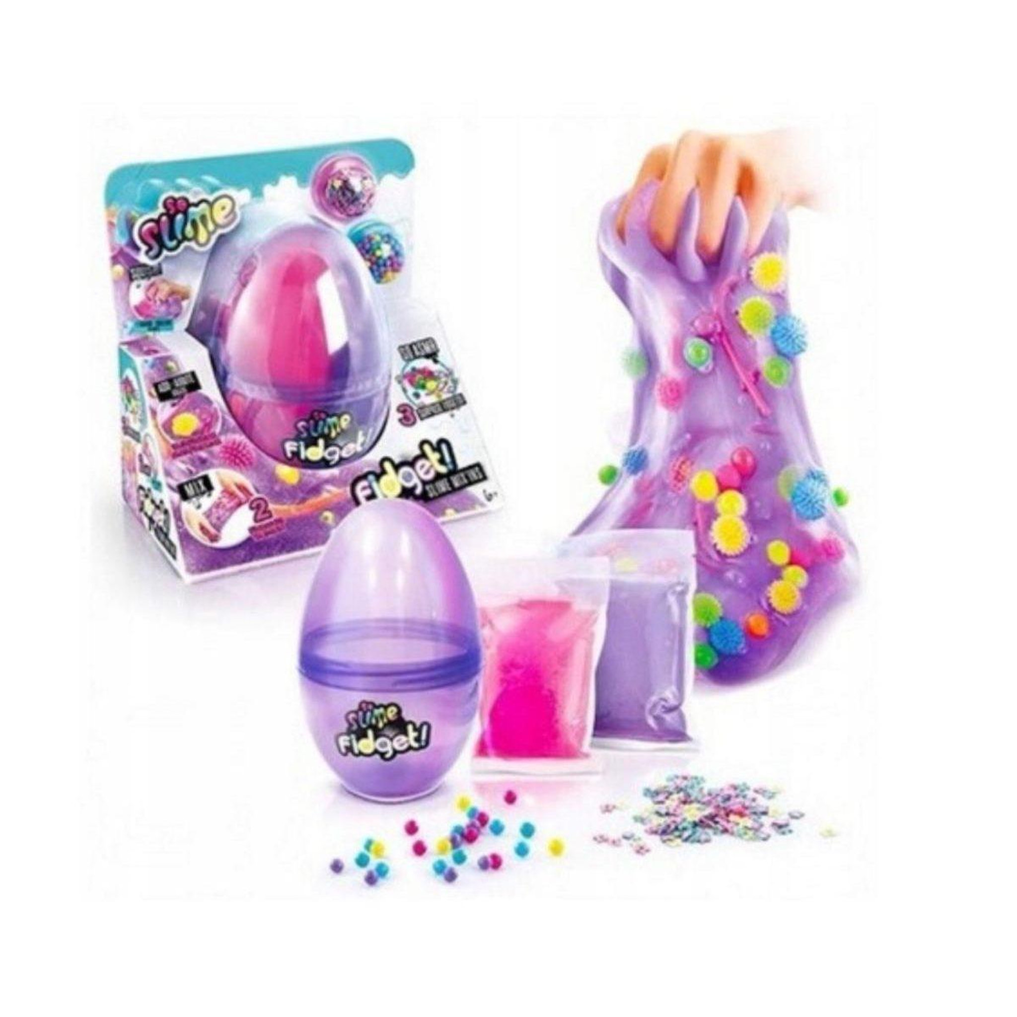 Voir la diapositive 2 : Canal Toys Coffret slime  ssc224 so slime - œuf fidget deux textures