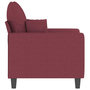 Voir la diapositive 4 : VIDAXL Fauteuil Rouge bordeaux 60 cm Tissu