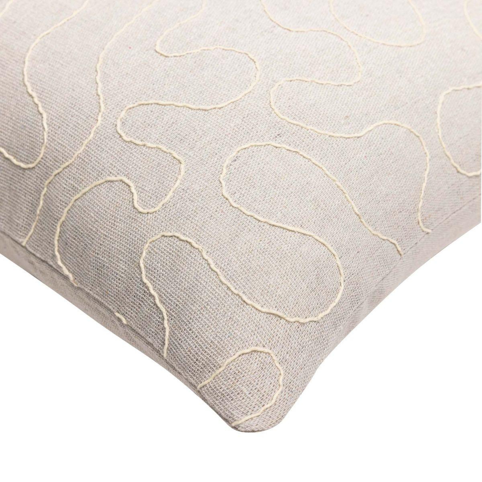 Voir la diapositive 3 : Douceur d'Intérieur Coussin déco fantaisie  cirana  45x45cm naturel
