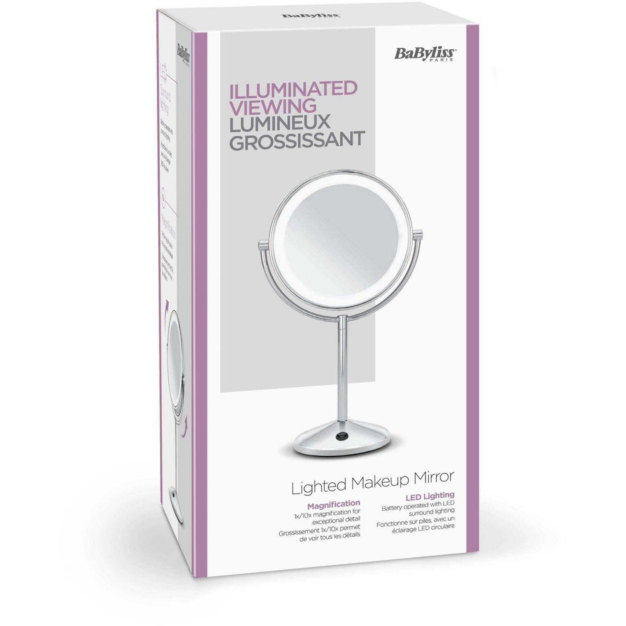 Voir la diapositive 5 : BABYLISS Miroir LED Makeup mirror 9436E