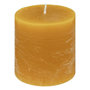 Voir la diapositive 1 : COMPTOIR DE LA BOUGIE Bougie Ronde  Rustic  7cm Jaune