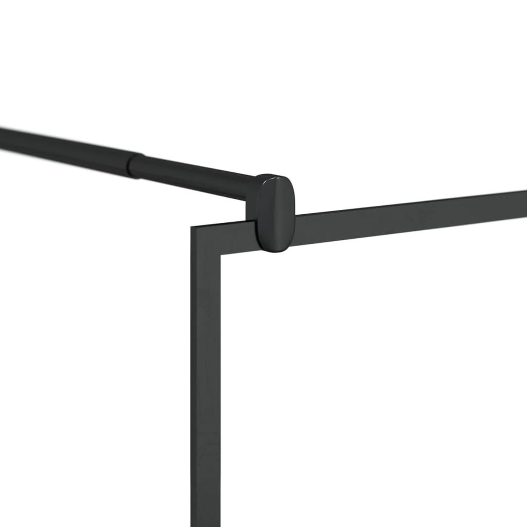 Voir la diapositive 5 : VIDAXL Paroi de douche a verre ESG transparent 115x195 cm Noir