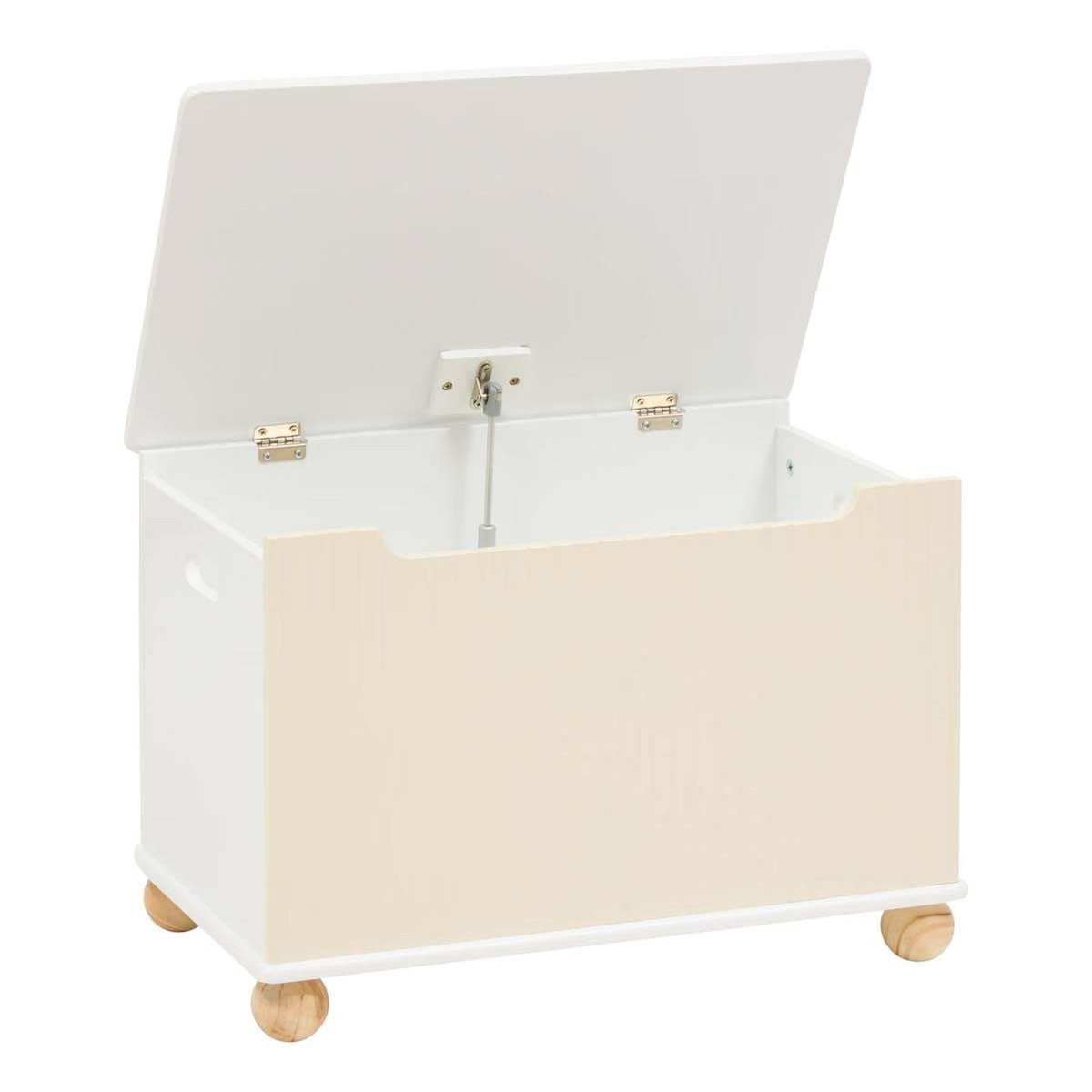 Atmosphera Kids Coffre à Jouets Enfant  Bouli  60cm Beige