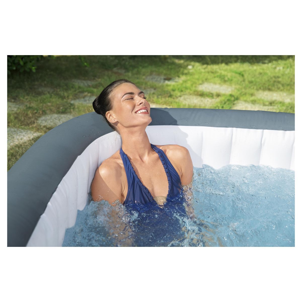 BESTWAY Spa gonflable carré 4-6 places Hawaii Hydrojet Pro