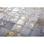 Voir la diapositive 3 : Paris Prix Tapis Patchwork en Cuir  Rocket  Ivoire & Or
