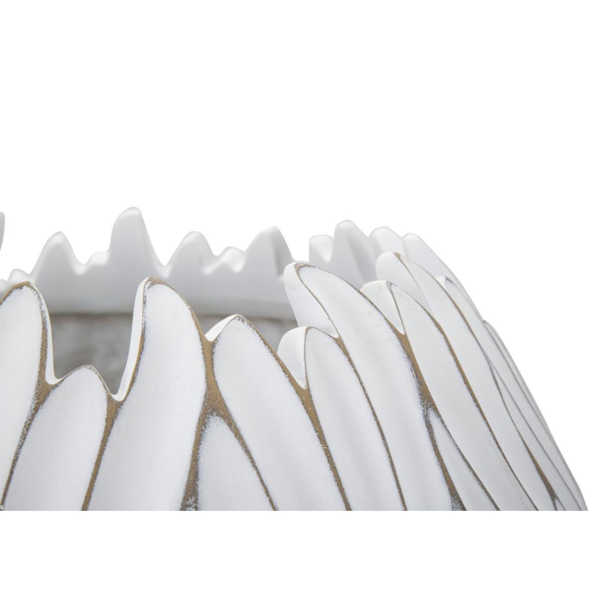 Voir la diapositive 3 : Paris Prix Cache-pot design en relief  honduras  40cm blanc