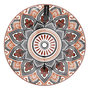 Voir la diapositive 1 : Paris Prix Lot de 6 Assiettes à Dessert  Mandala  19cm Orange