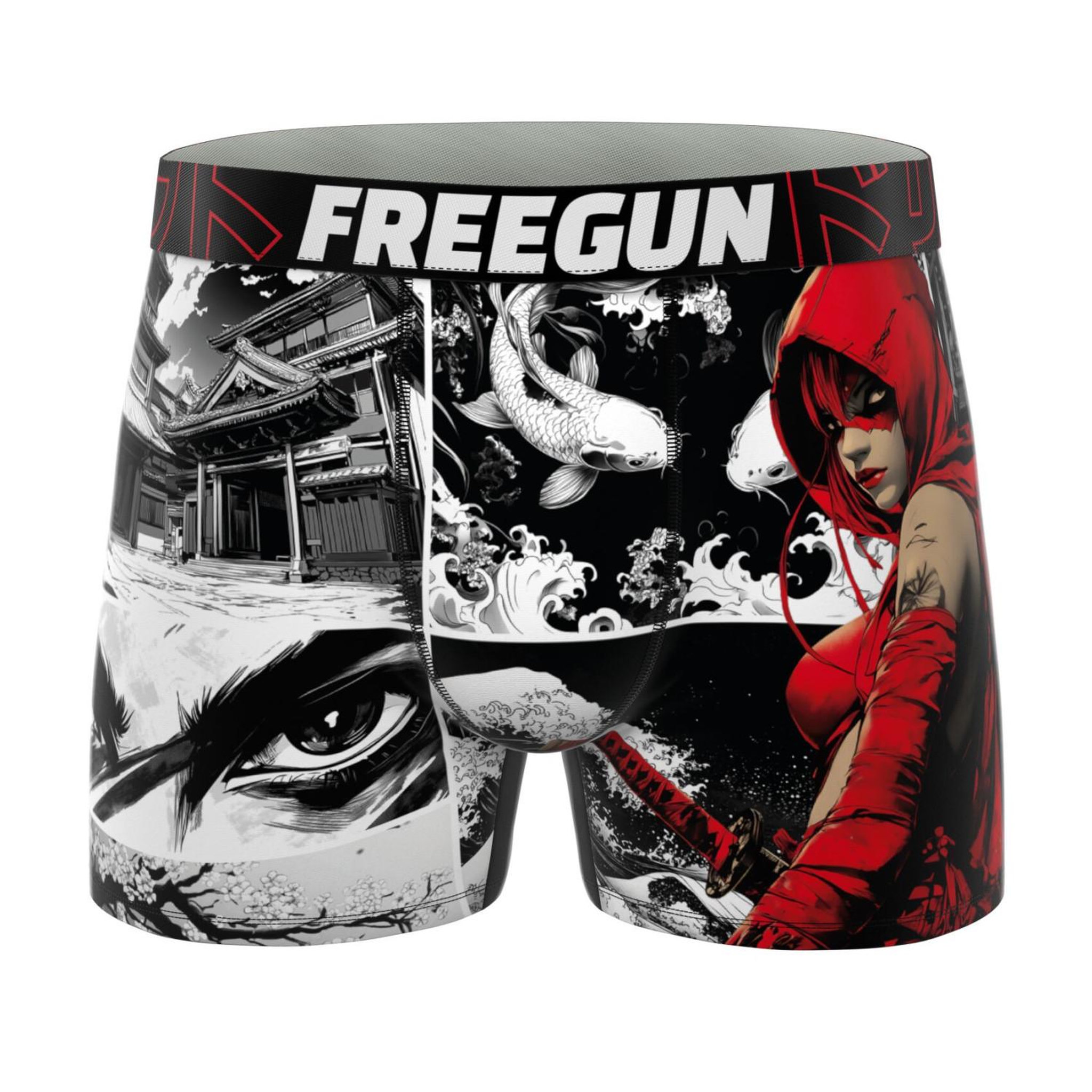 Voir la diapositive 4 : FREEGUN Lot de 3 boxers junior collection mangaka