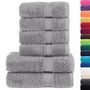 Voir la diapositive 2 : VIDAXL Ensemble de serviettes de qualité supérieure SOLUND 6 pcs gris
