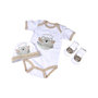 Voir la diapositive 1 : BEBE DOUCEUR Coffret de naissance avec body, bonnet et chaussettes