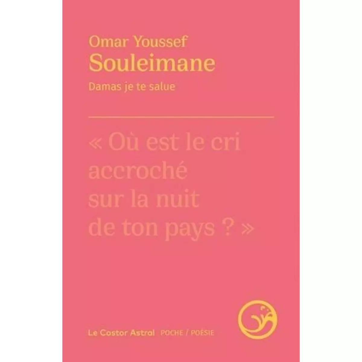  DAMAS JE TE SALUE. EDITION BILINGUE FRANCAIS-ARABE, Souleimane Omar Youssef