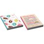 CLEMENTINA FROG Agenda scolaire journalier souple Candy Shop fond blanc donuts 2021-2022