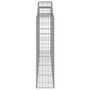 Voir la diapositive 4 : VIDAXL Panier de gabions arque 300x30x120/140 cm Fer galvanise