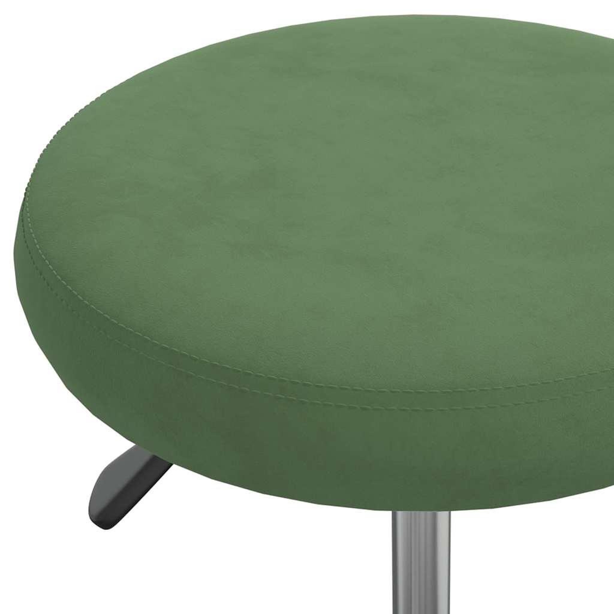 Voir la diapositive 5 : VIDAXL Chaise de bureau pivotante vert fonce velours