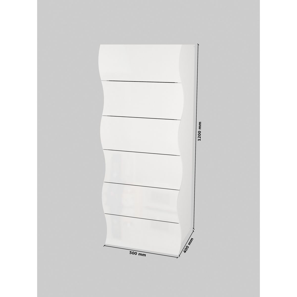 Commode 6 tiroirs CLOUD L50xH122 cm