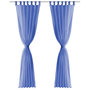 Voir la diapositive 3 : VIDAXL Rideau occultant 2 pcs Voile 140 x 175 cm Bleu royal