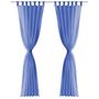 Voir la diapositive 3 : VIDAXL Rideau occultant 2 pcs Voile 140 x 175 cm Bleu royal