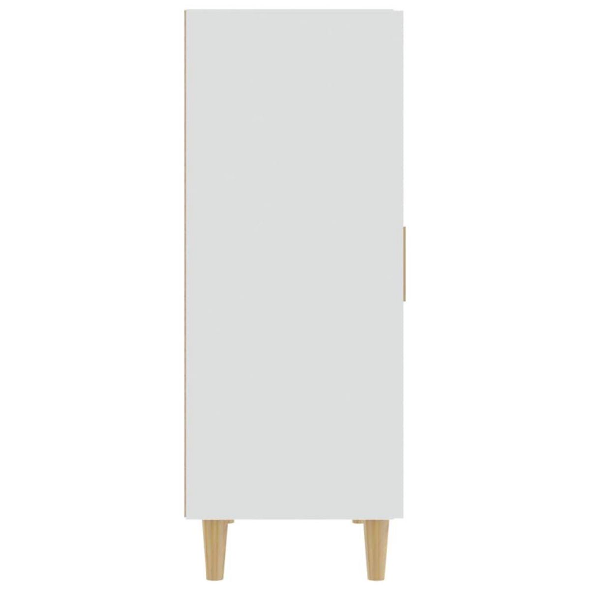 VIDAXL Buffet Blanc 70x34x90 cm Bois d'ingenierie