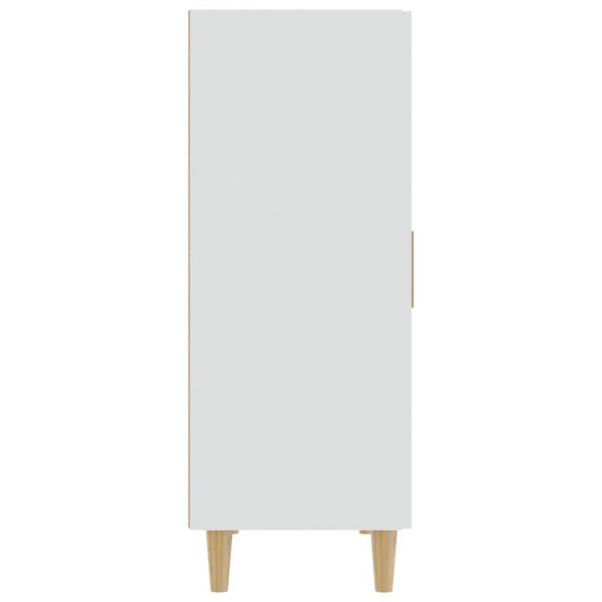 VIDAXL Buffet Blanc 70x34x90 cm Bois d'ingenierie