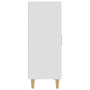 Voir la diapositive 4 : VIDAXL Buffet Blanc 70x34x90 cm Bois d'ingenierie