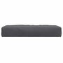 Voir la diapositive 4 : VIDAXL Coussin de palette anthracite melange 60x60x10 cm tissu
