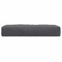 Voir la diapositive 4 : VIDAXL Coussin de palette anthracite melange 60x60x10 cm tissu